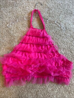 SHEIN Curve Bright Pink Plus-Size Top